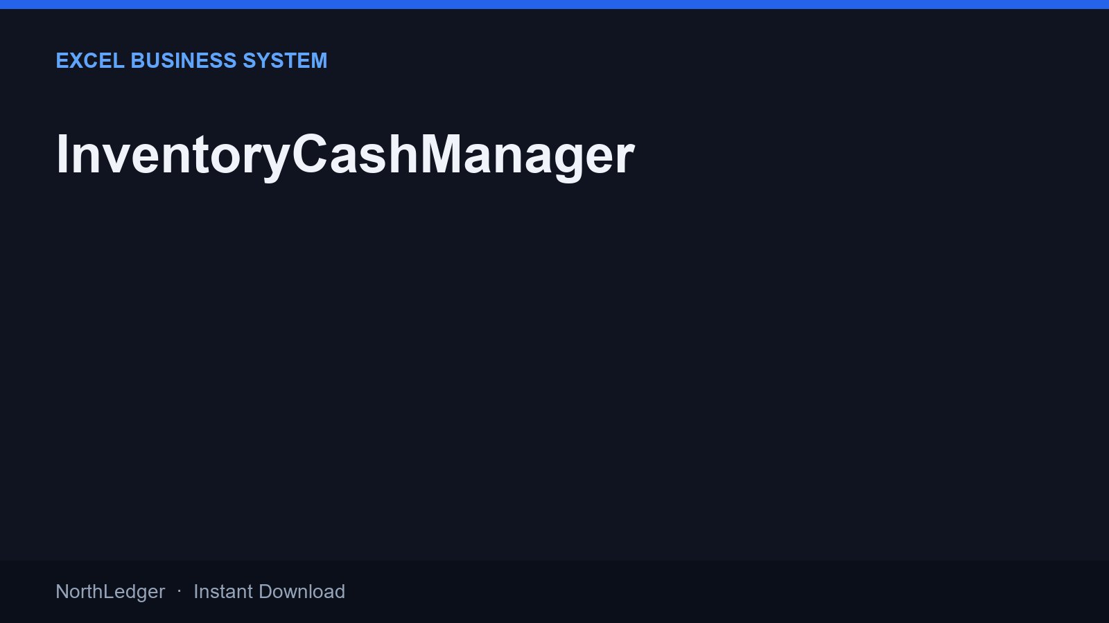InventoryCashManager