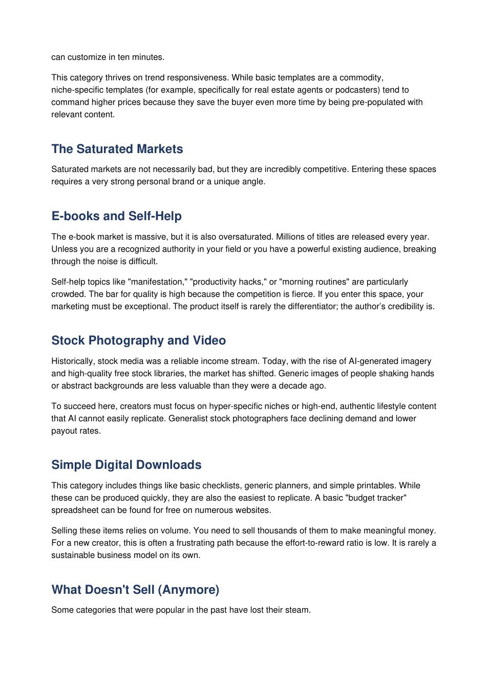 Selling Digital Products 101