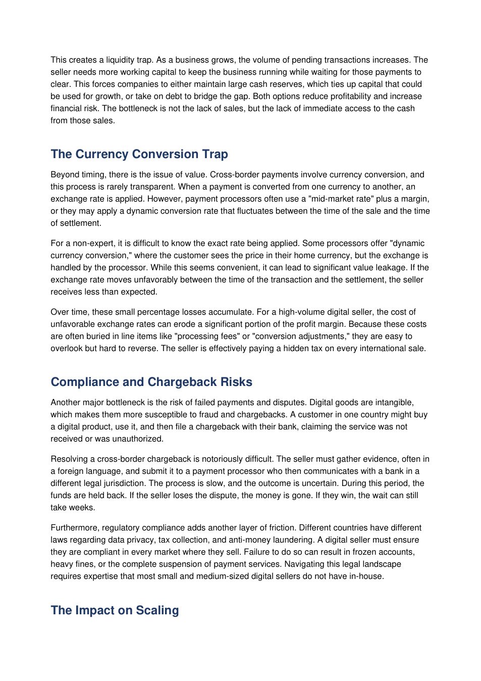 Cross-Border Payments Playbook for Digital Sellers
