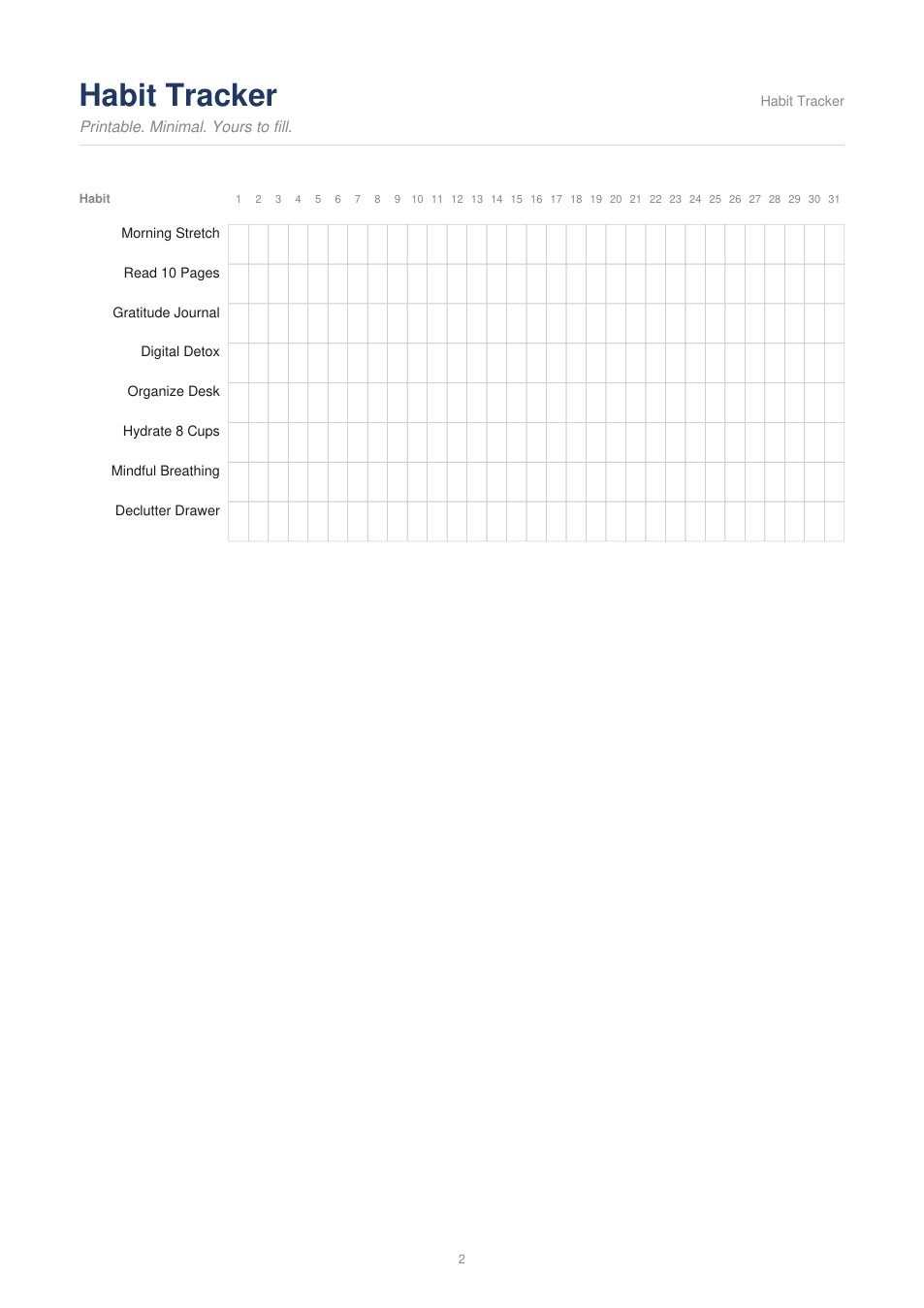 Habit Tracker